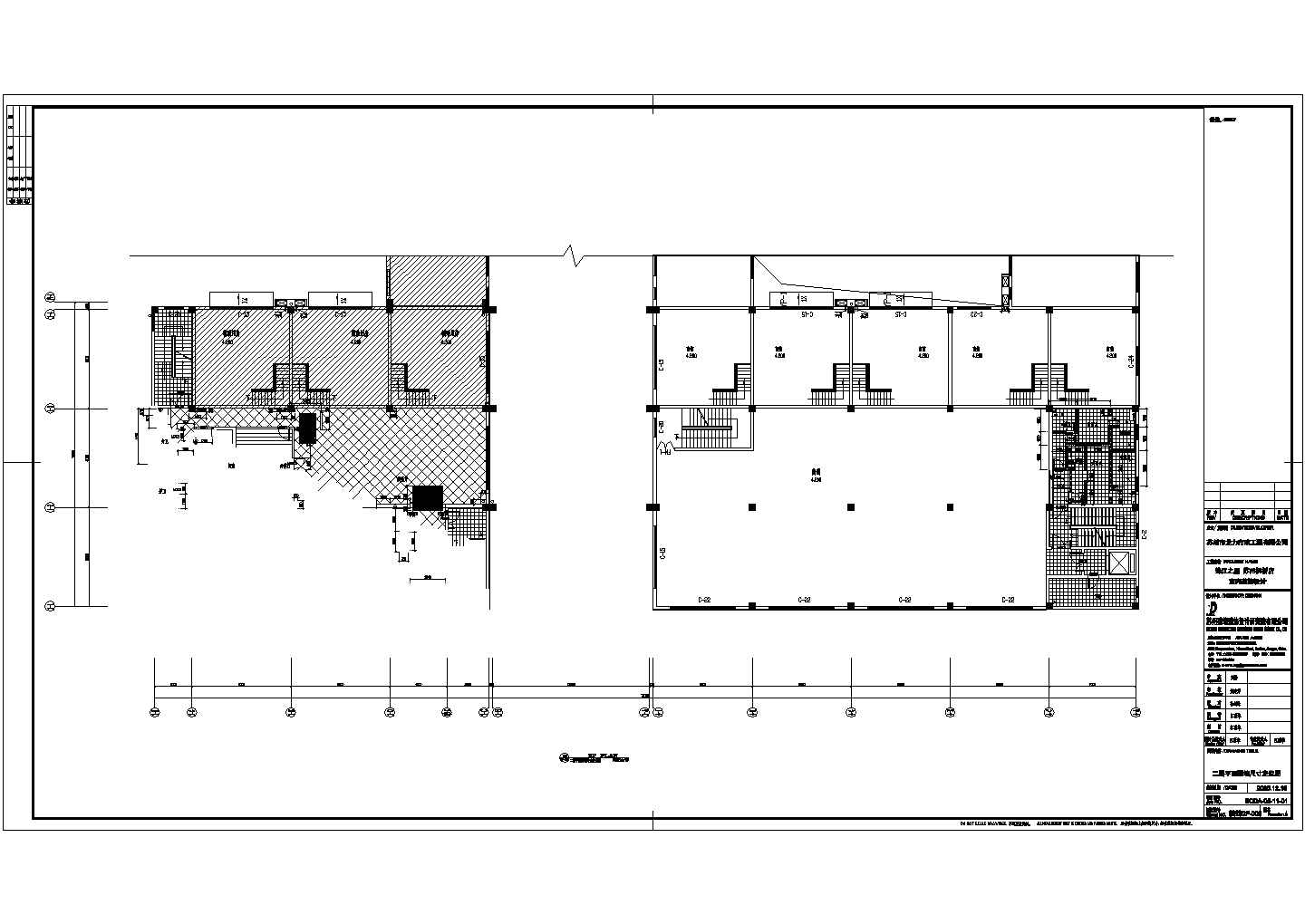 苏州四层框架结构酒店室内装修设计施工图