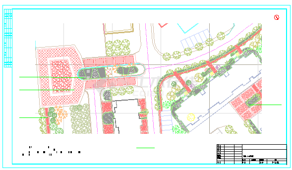 [长春]居住区二期园林景观设计施工图（全套）-图二