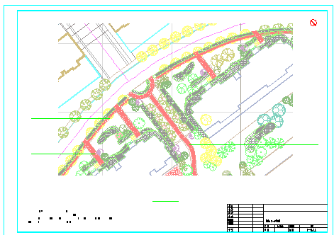 [长春]居住区二期园林景观设计施工图（全套）