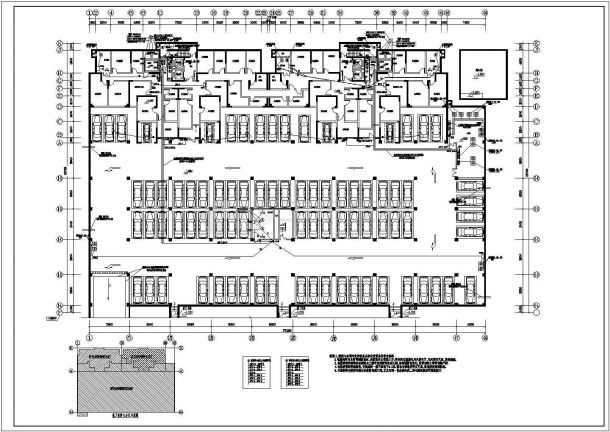 某地上二十六层钢筋混凝土结构高层住宅楼电气施工图（地下一层，20张图纸）-图一