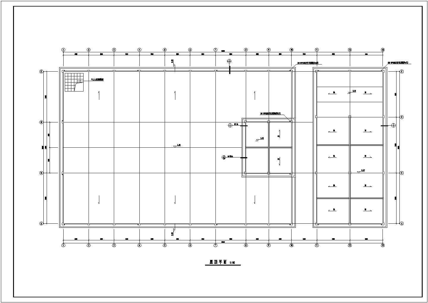 一层砖混结构冷库建筑施工图（冷库保温作法）