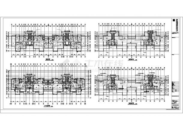 杭州某地上二十九层住宅电气设计图纸（第二类防雷）-图一