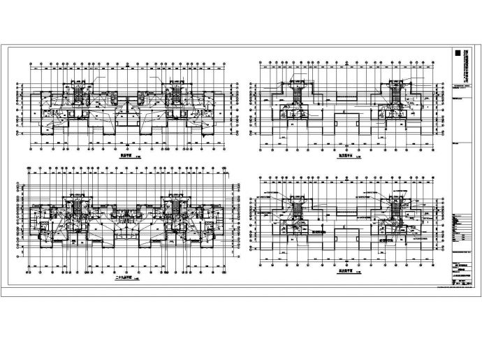 杭州某地上二十九层住宅电气设计图纸（第二类防雷）_图1
