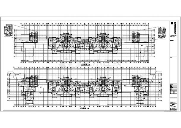 杭州某地上二十九层住宅电气设计图纸（第二类防雷）-图二