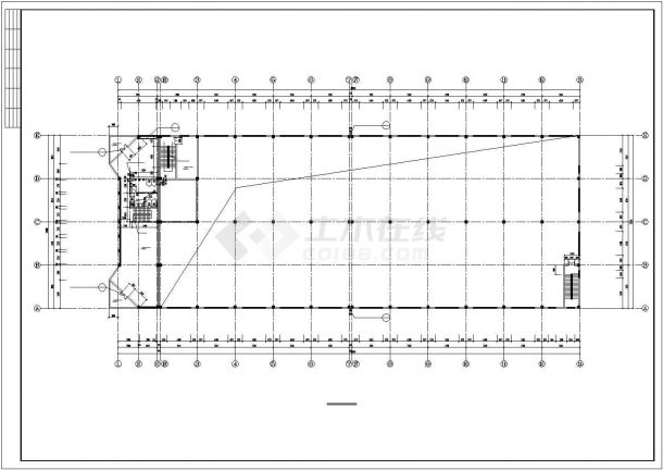 【浙江省】三层标准厂房建筑施工图，共9张图-图二