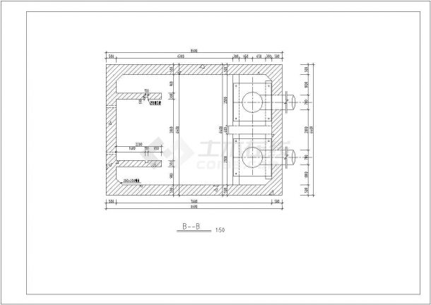 某32寸桩基础泵站结构设计图(含计算书)-图二
