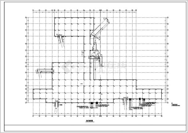 某地1层框架结构地下车库全套结构施工图-图二