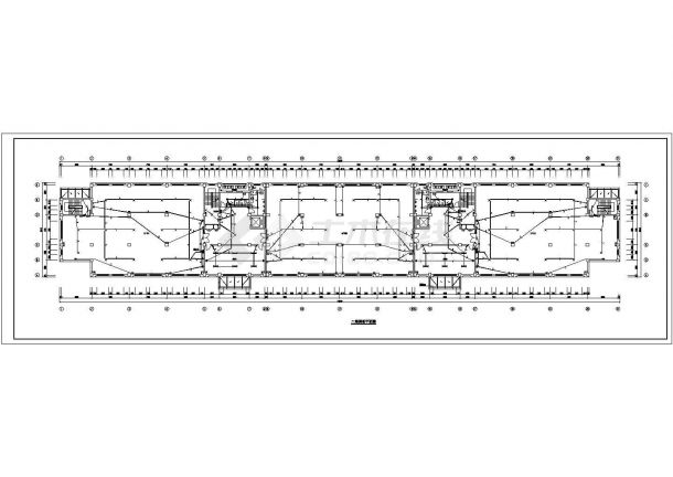 某地上五层生产厂房电气设计图（一级负荷，地下一层）-图二