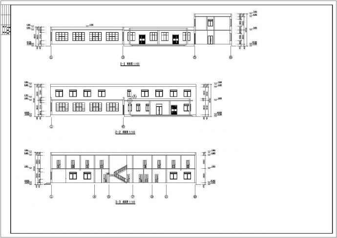 某豆制品加工厂两层砖混结构综合楼建筑设计方案图_图1