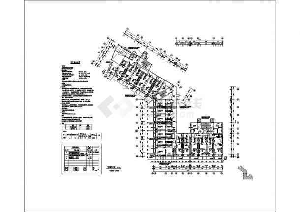 武夷水岸家园十层单身公寓封闭厨房通风设计图-图二
