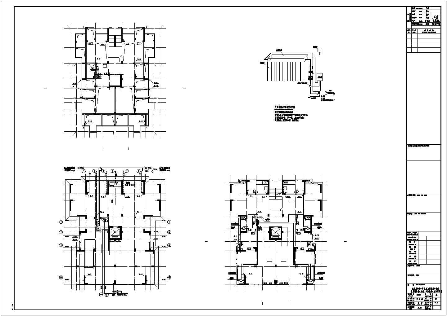 [湖北]某11层住宅给排水施工图