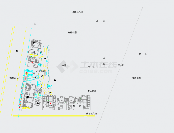 【上海】高档别墅景观设计施工图纸-图二