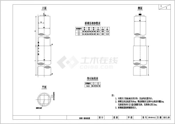 满堂支架现浇预应力混凝土连续箱梁桥施工图设计（20+31+20)米-图一