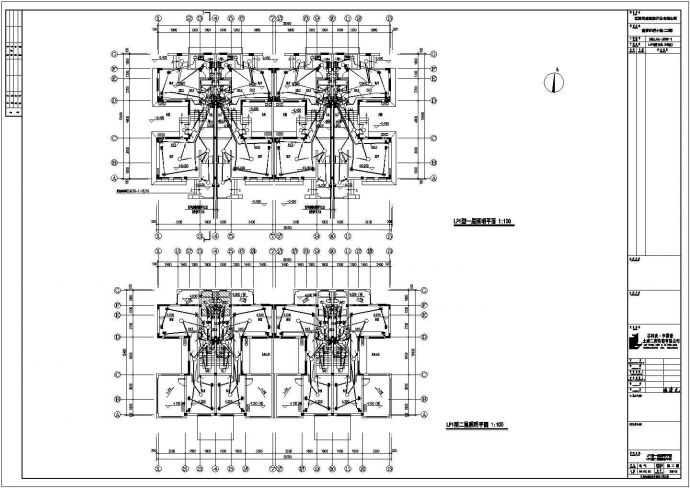 某三层双拼别墅电气设计全套施工图_图1
