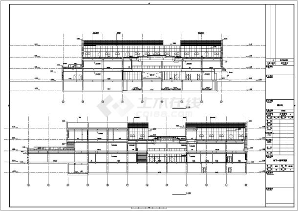 【安徽】某3层场馆建筑空调通风系统设计施工图-图一