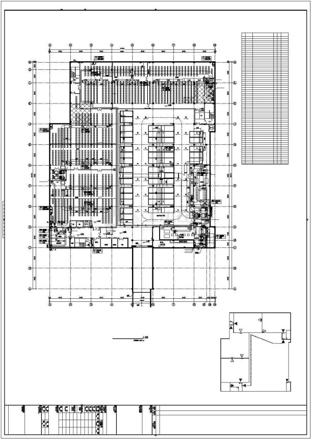 【安徽】某3层场馆建筑空调通风系统设计施工图-图二