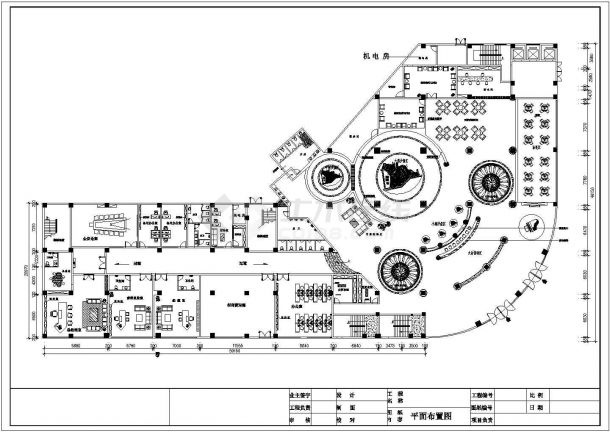 【福建】某产业集团豪华售楼中心室内施工图（含效果图）-图二