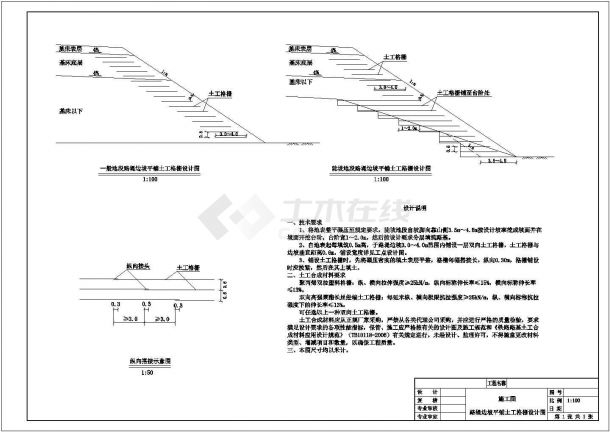 新建铁路南京至安庆铁路基设计施工图-图一