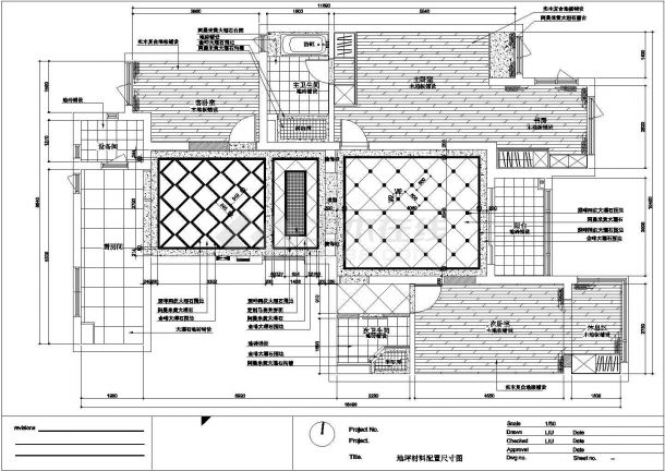 【上海】欧式风格三居室装修设计施工图（含效果图）-图二