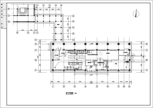 [河南]最新古建厨房电气施工图（甲级设计院）-图一