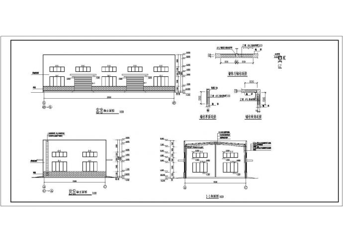 某地15米单跨单层轻型门式钢架厂房施工图_图1