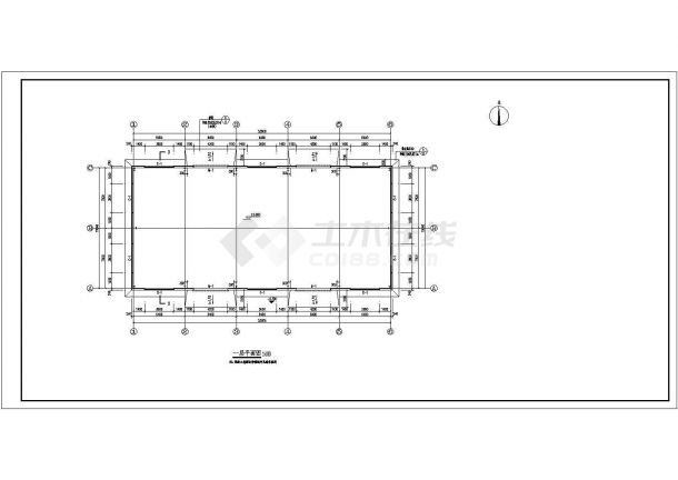 某地15米单跨单层轻型门式钢架厂房施工图-图二