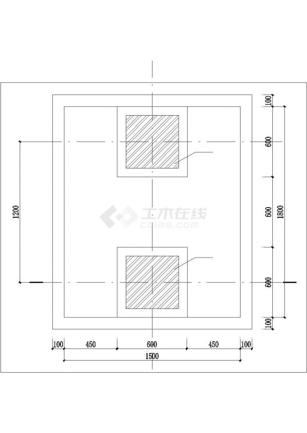 山西某化工厂厂房施工图（6度抗震，含钢结构设计说明）-图二