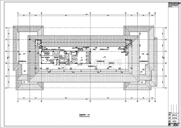 南通九层框架结构医院综合楼建筑设计施工图（平面部分)-图二