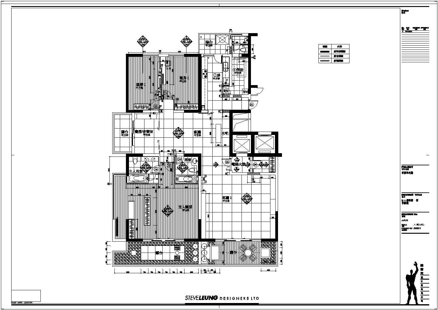 宁波高层剪力墙结构住宅室内装修设计施工图