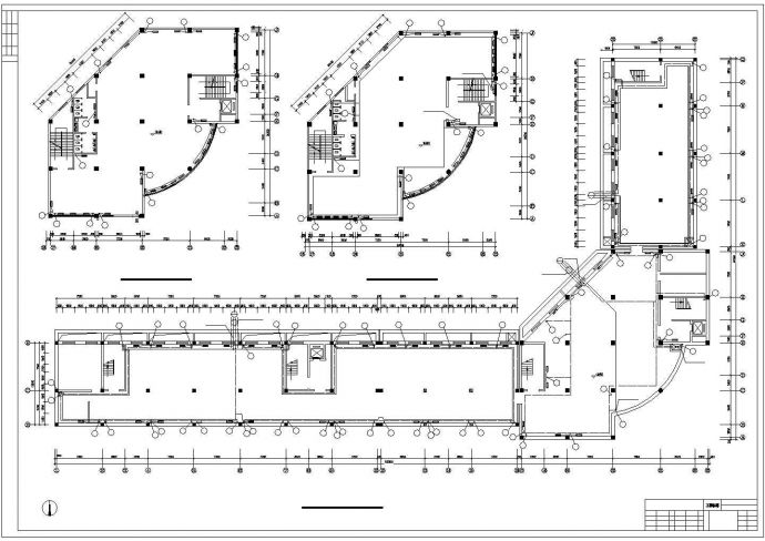 某六层商业综合楼CAD采暖图_图1