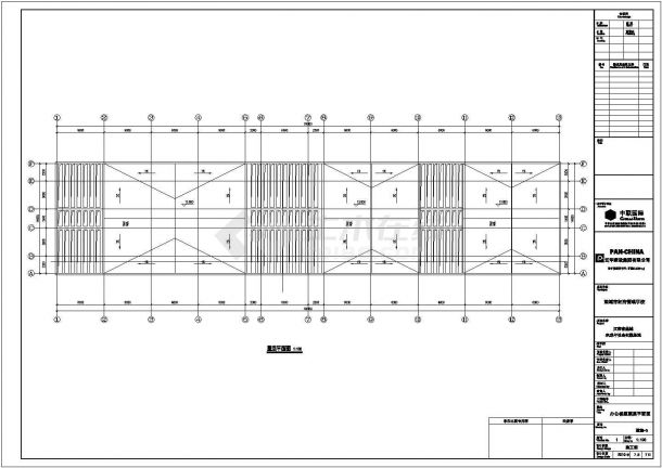盐城市经济管理学院4层混凝土框架结构办公楼建筑施工图纸-图二