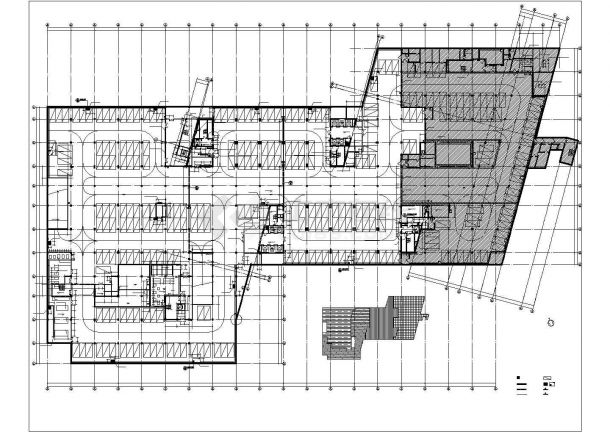 某高层建筑地下2层人防工程建筑施工图纸-图二