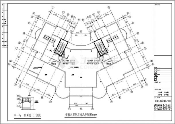 青岛某小区住宅楼地板辐射采暖施工图-图二
