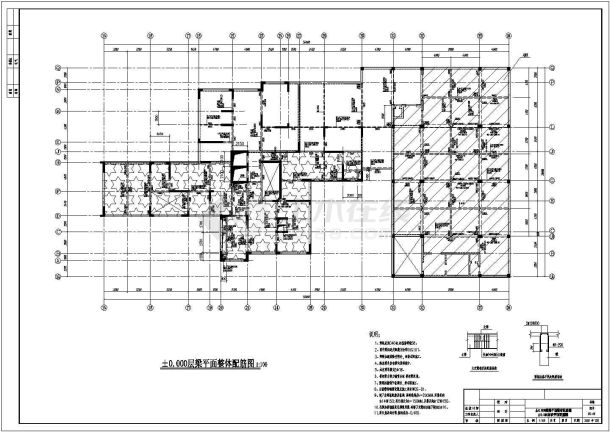 某两层短肢剪力墙结构住宅结构设计施工图纸（7度抗震）-图一
