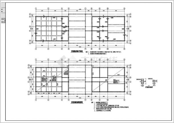  Construction Drawing for Reinforcement of a 3-storey (partial 4-storey) Brick concrete Office Building (7 sheets in total) - Figure 2