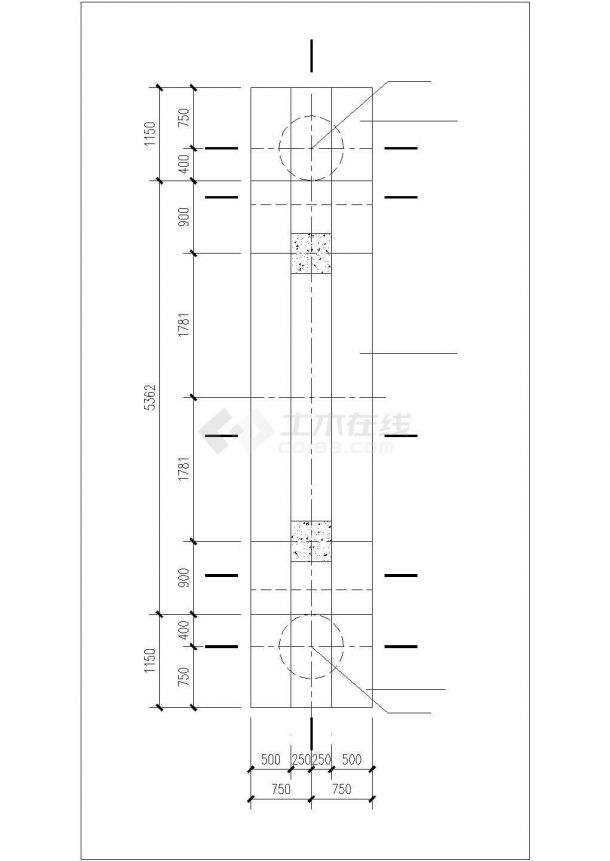 【祁连山】某水泥厂皮带通廊加固设计图（共7张）-图一