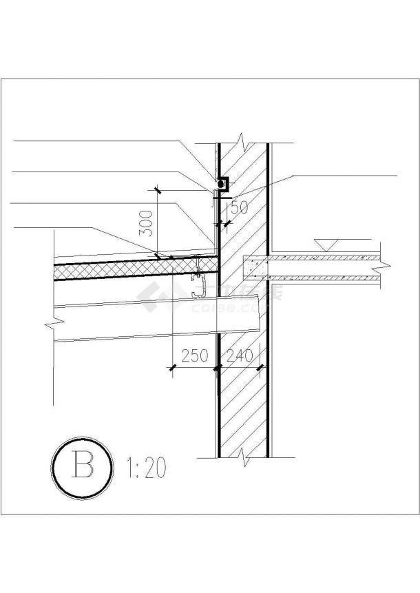 四层浴室改造结构设计图（含设计说明，共3张图）-图二