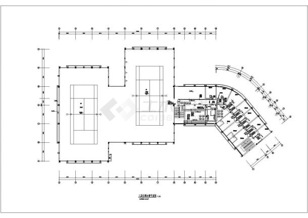 某地3层职工活动中心中央空调设计施工图-图二