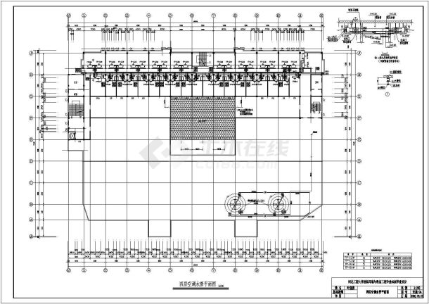 某四层综合商场全套空调设计施工图纸-图一