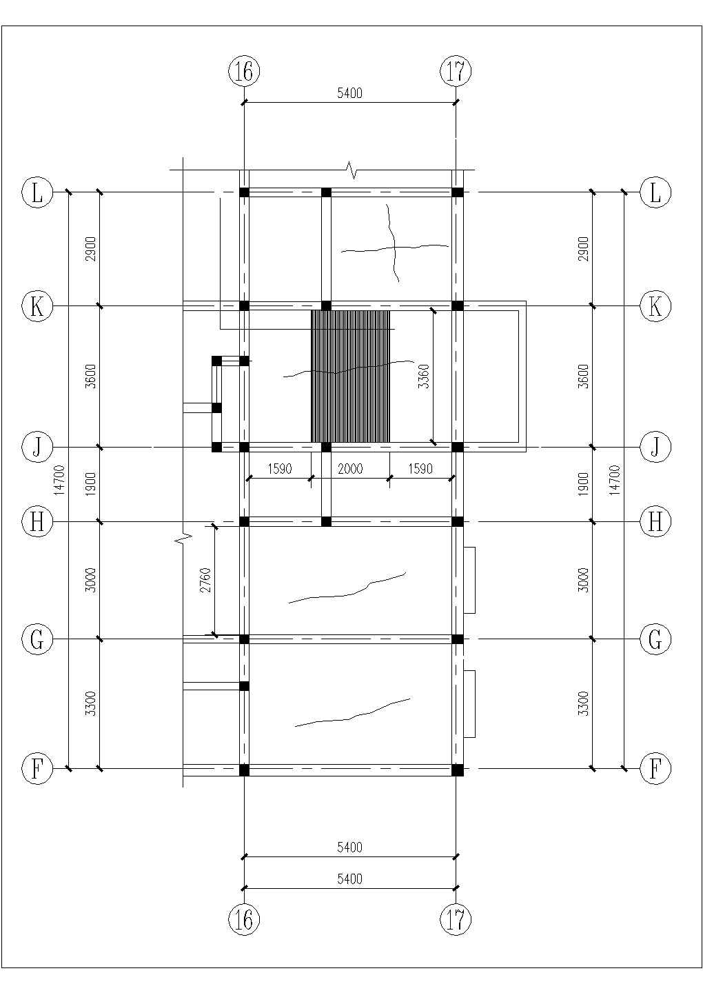 某楼板裂缝修补加固结构设计图（共3张图）