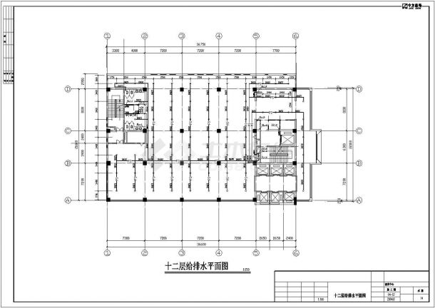 某二十四层新建健身中心给排水及消防施工图-图二