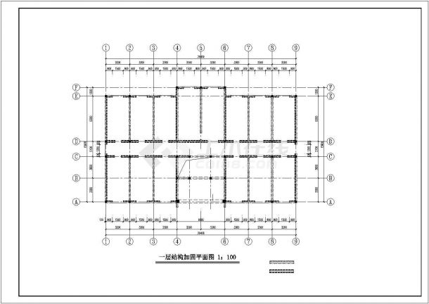 某5层砖混公寓加固结构设计图-图二