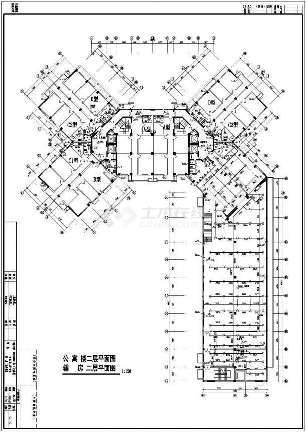 某18层职工公寓楼给排水全套图纸-图二