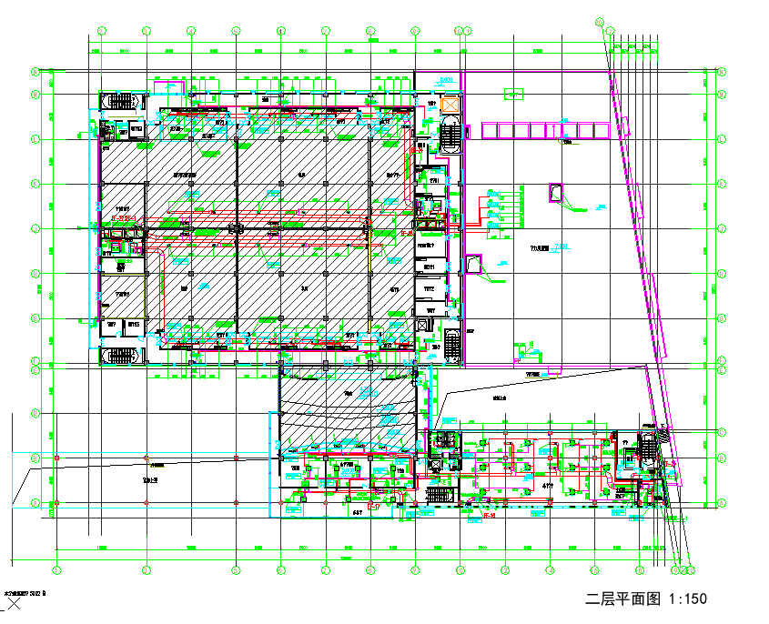 [上海]某大型数据处理中心暖通施工图