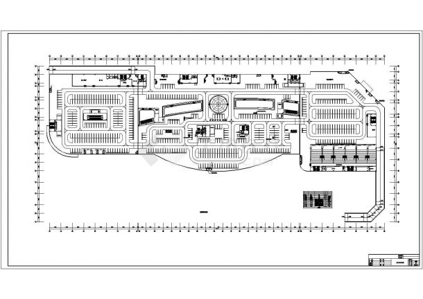 某72000㎡二层购物中心空调机房设计图纸-图二