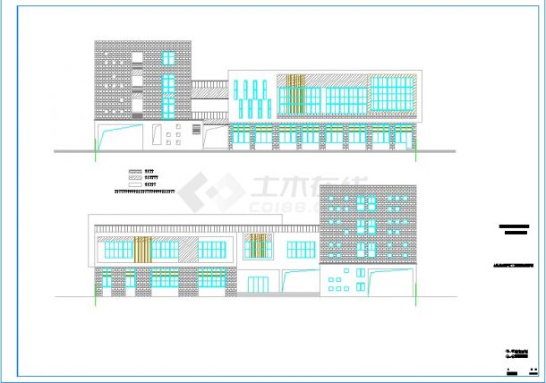 卫京市祥滨小学新建食堂项目--建筑-图一