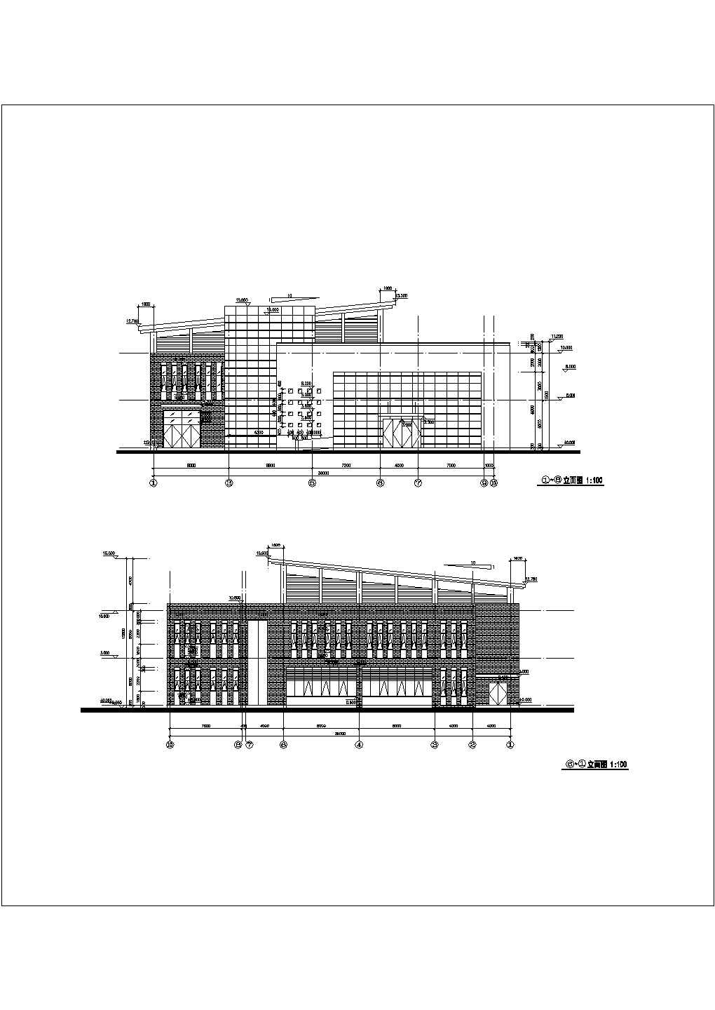 某地中学体育馆楼结构设计施工图（钢结构屋面）