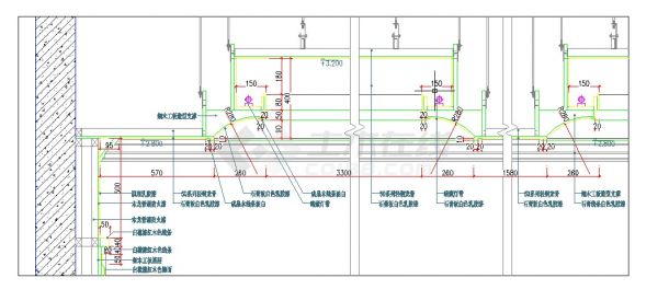 施工节点集合系列-吊顶 CAD图纸-图二