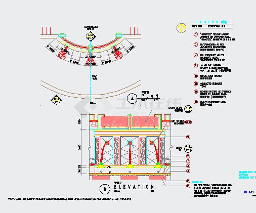 星河湾三期景观设计部分施工图纸（BCA设计）-图二