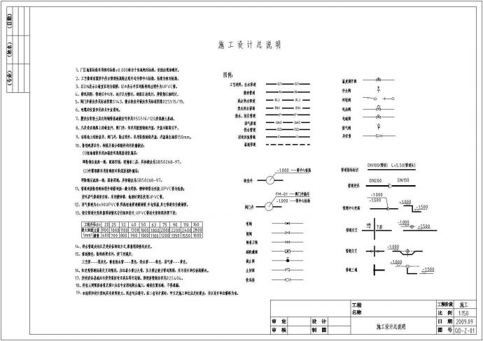 某养殖场废水处理大型沼气工程设计施工图_图1